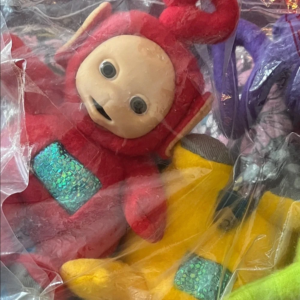 1996 Teletubbies Plush Set of 4 NWT Ragdoll- Golden Bear UK –